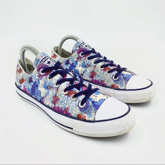 Converse Shoes - CONVERSE All Star Watercolor Daisy Print